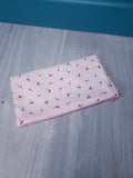 Trousse plate cerises roses
