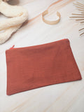 Trousse plate terracotta