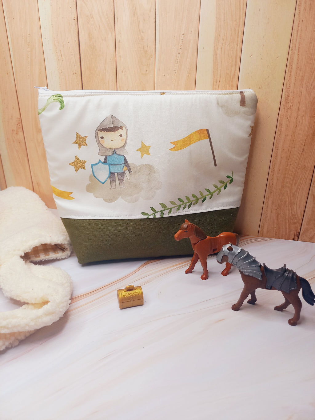 Trousse de toilette chevalier garçon
