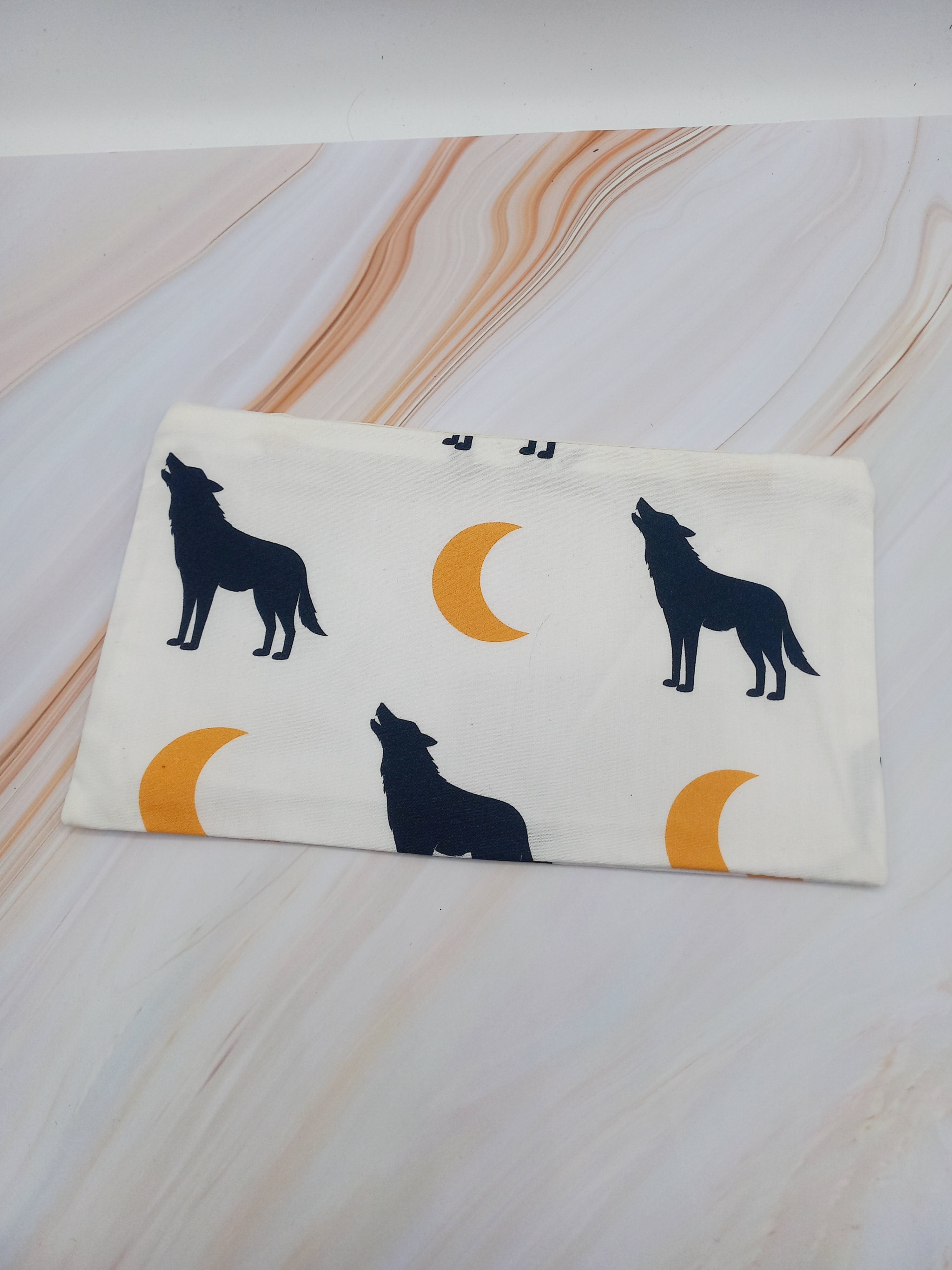 Trousse plate loup lune