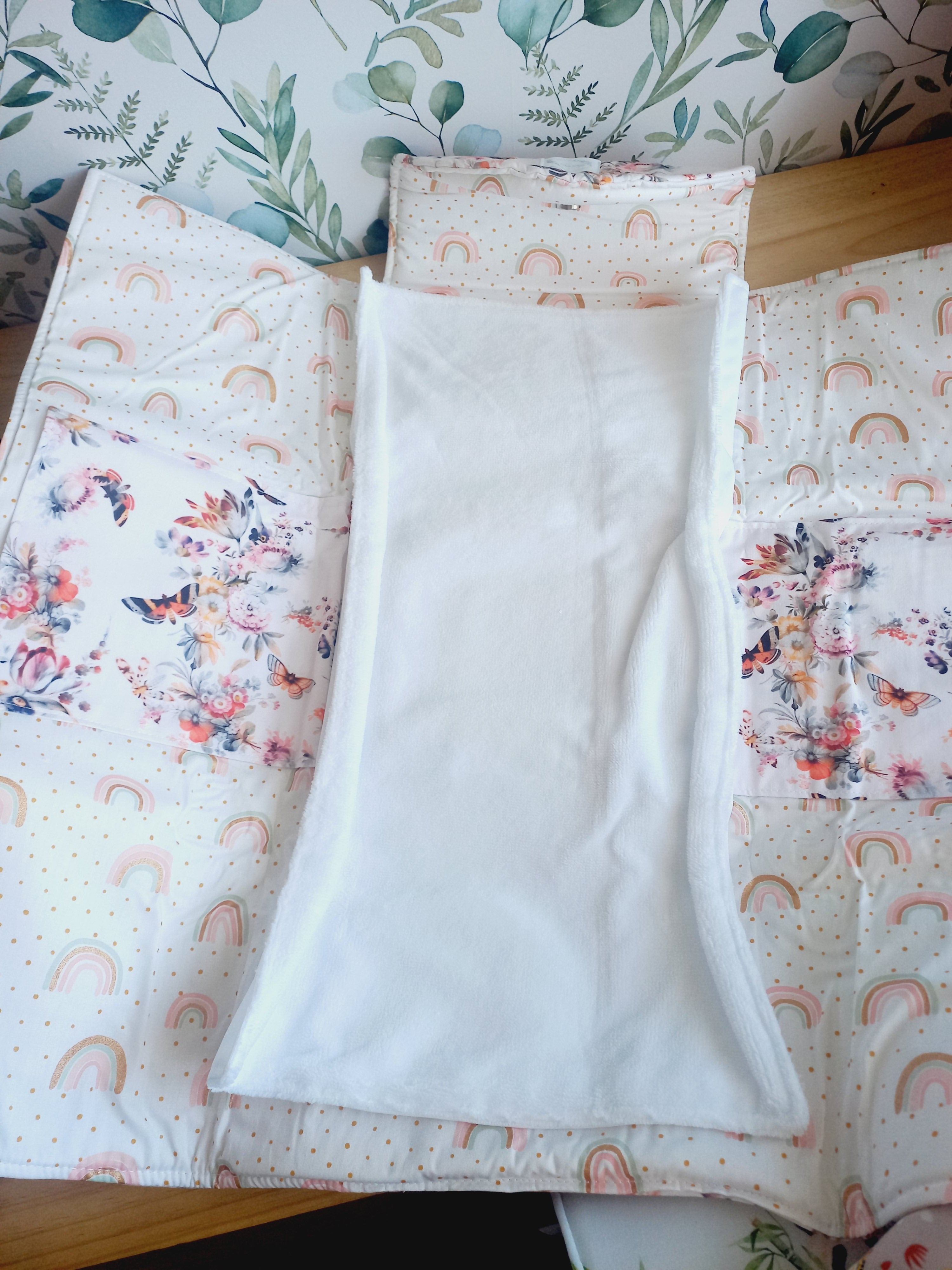 Pochette a langer nomade papillons