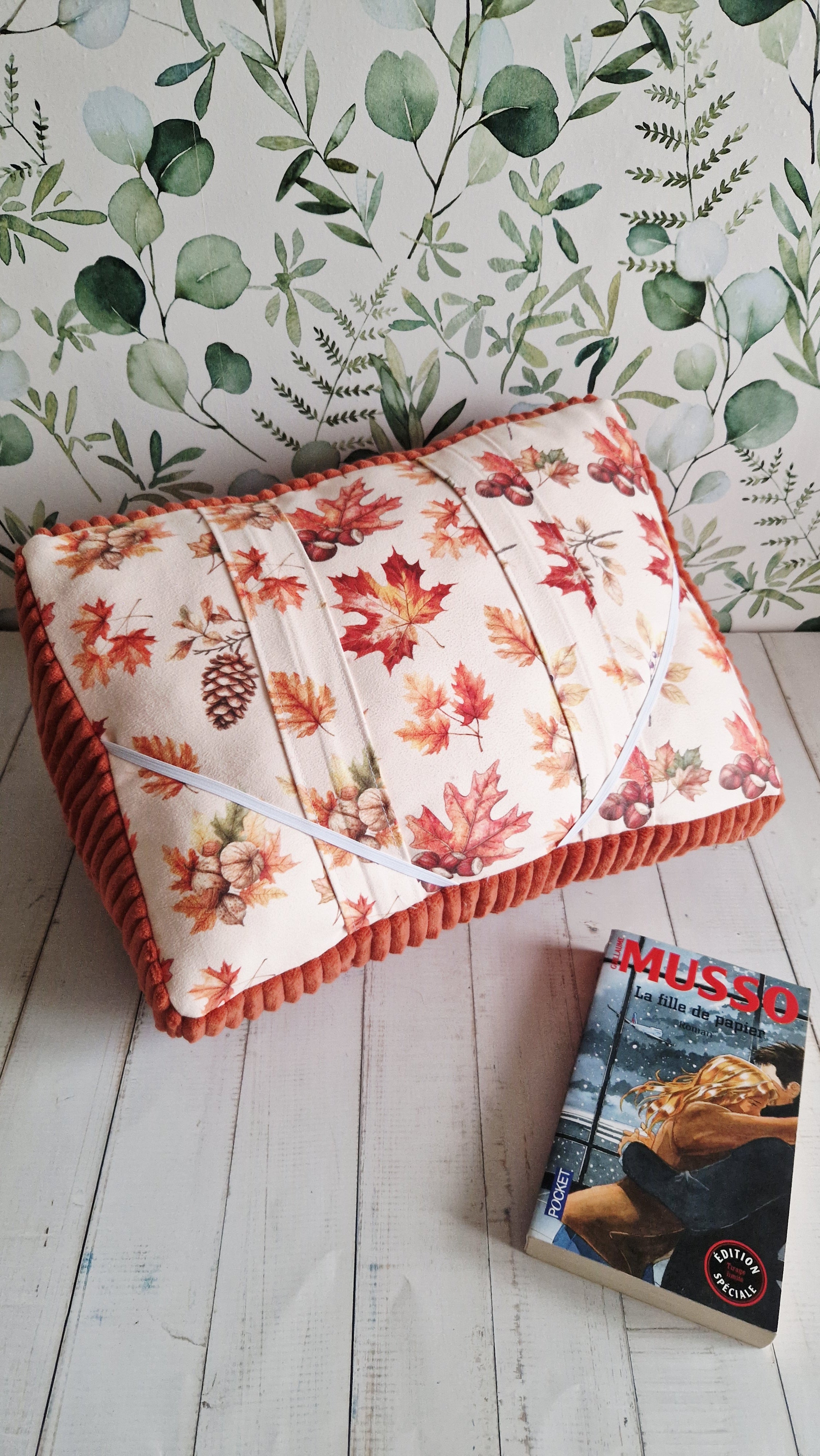 Coussin lecture personnalisé