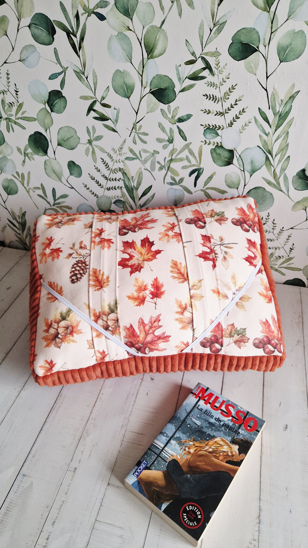 Coussin lecture personnalisé