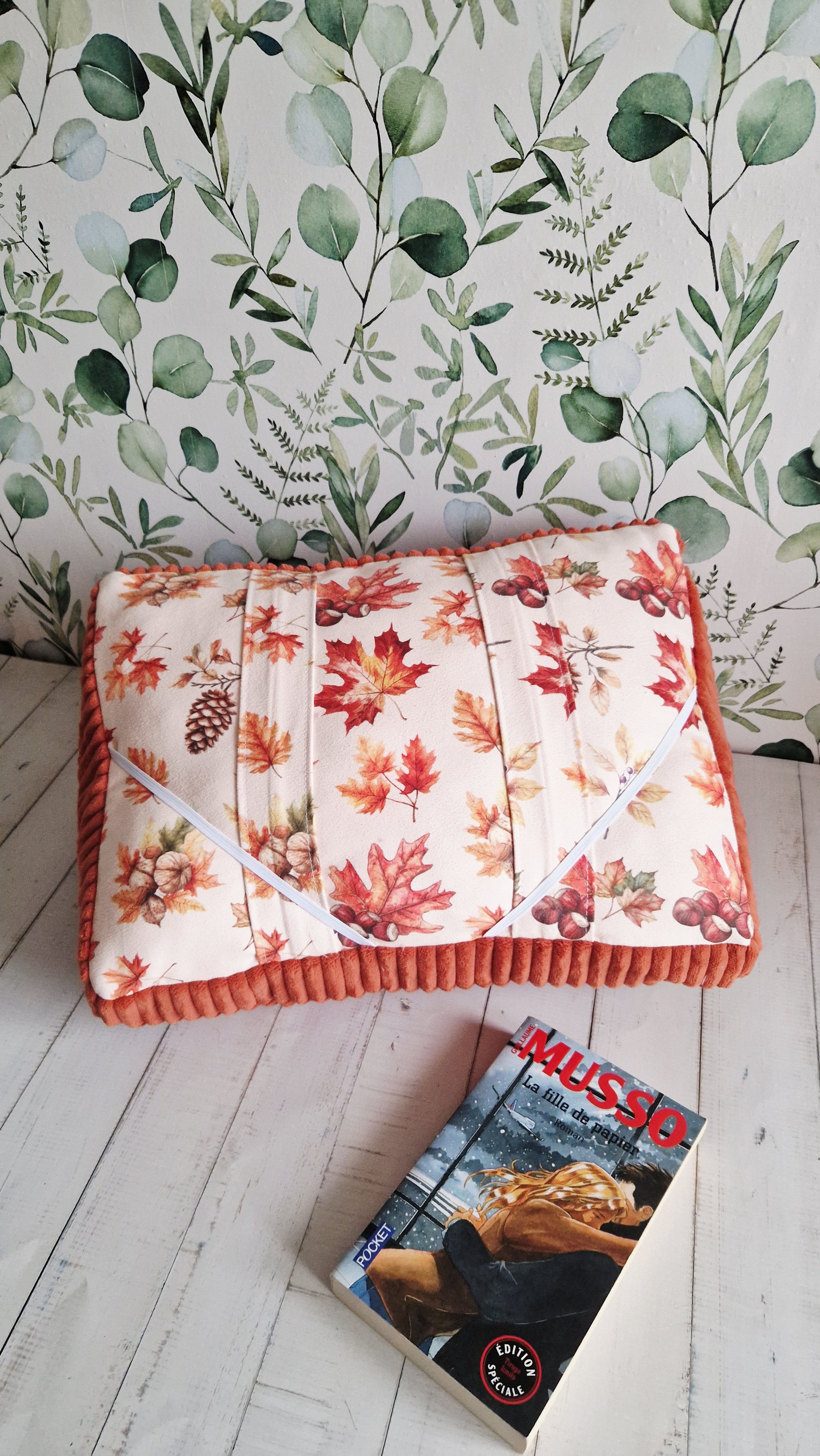 Coussin lecture personnalisé