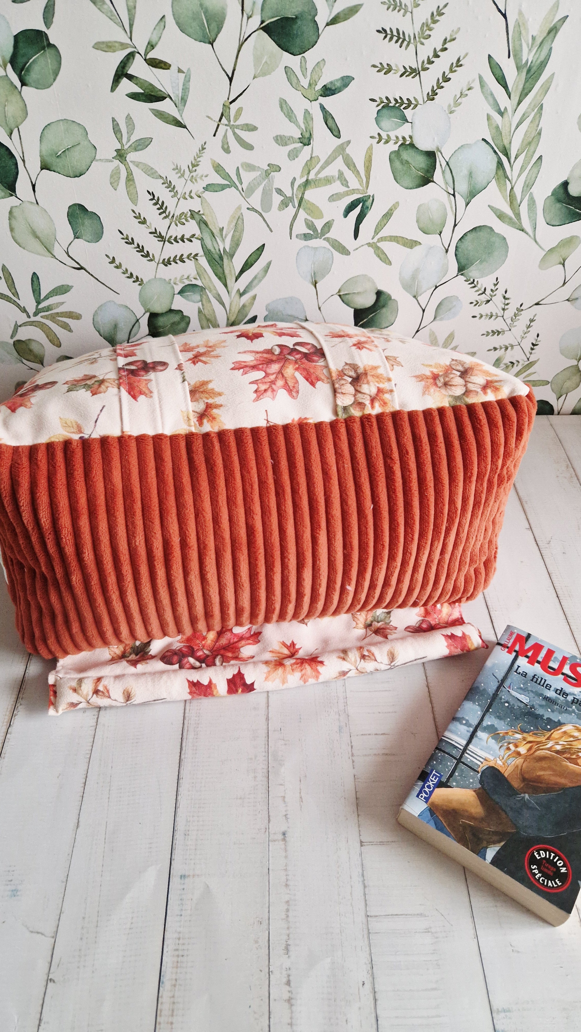 Coussin lecture personnalisé