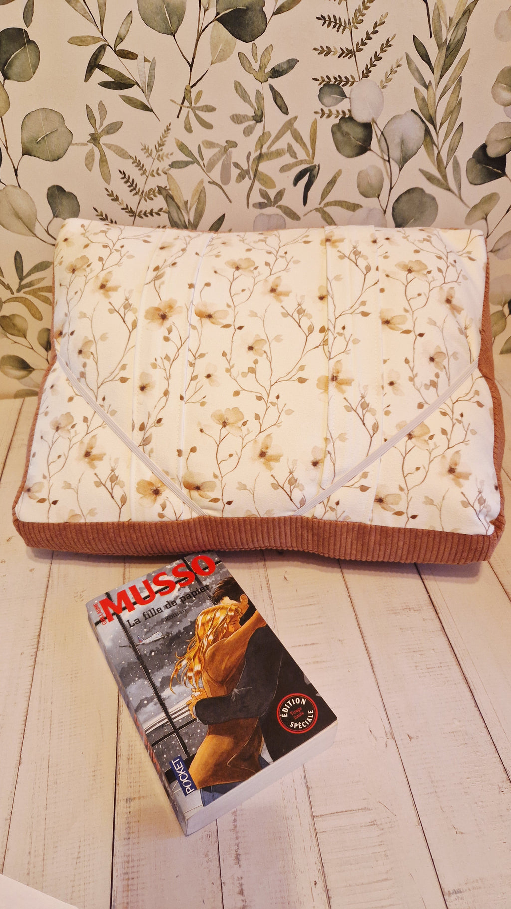 Coussin lecture personnalisé