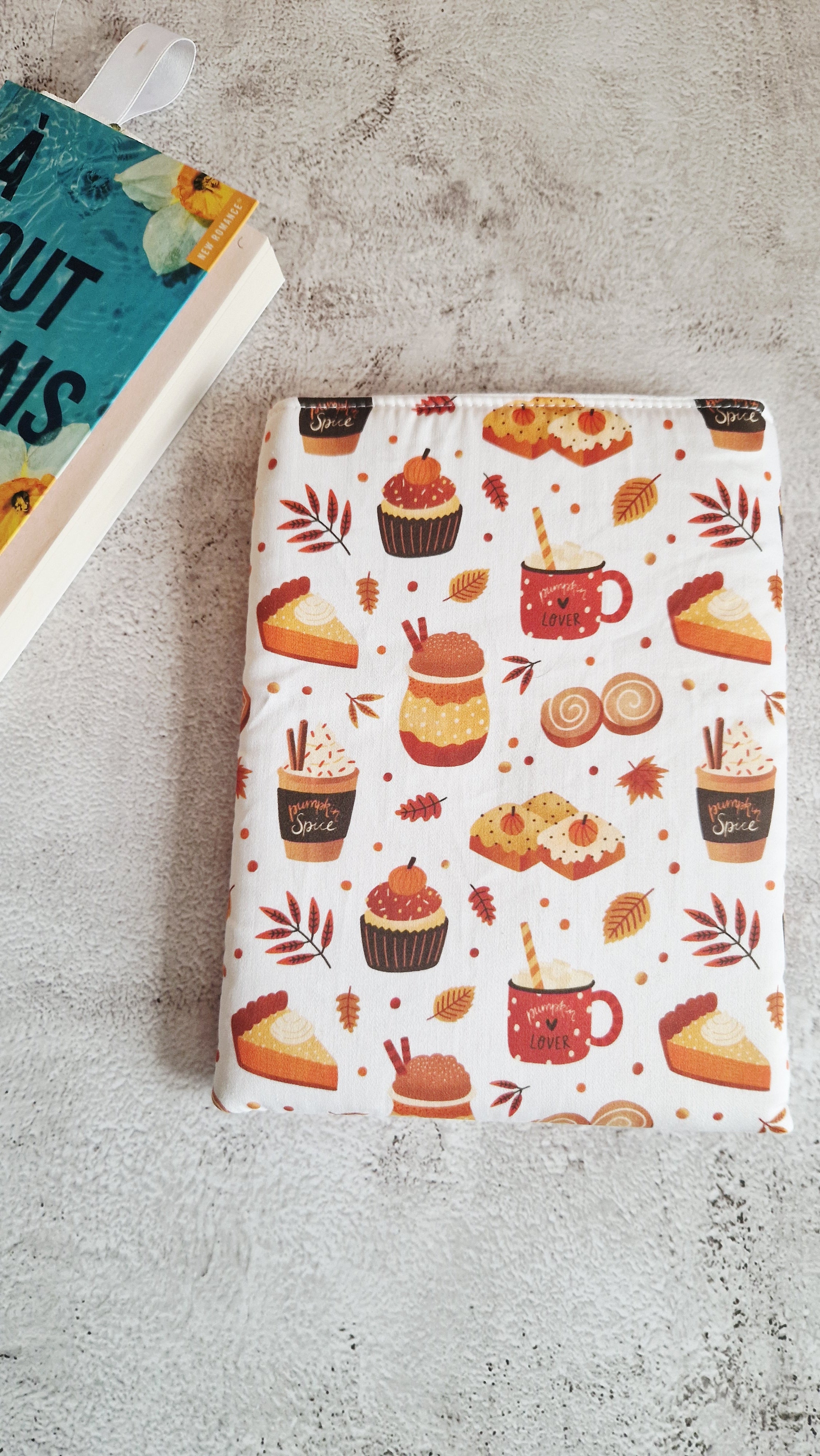 Housse à livre gourmandises d'automne