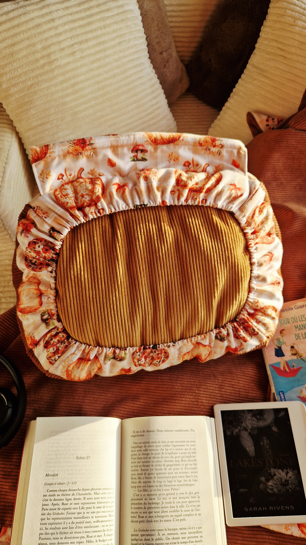 Housse interchangeable pour Coussin Lecture 2 en 1