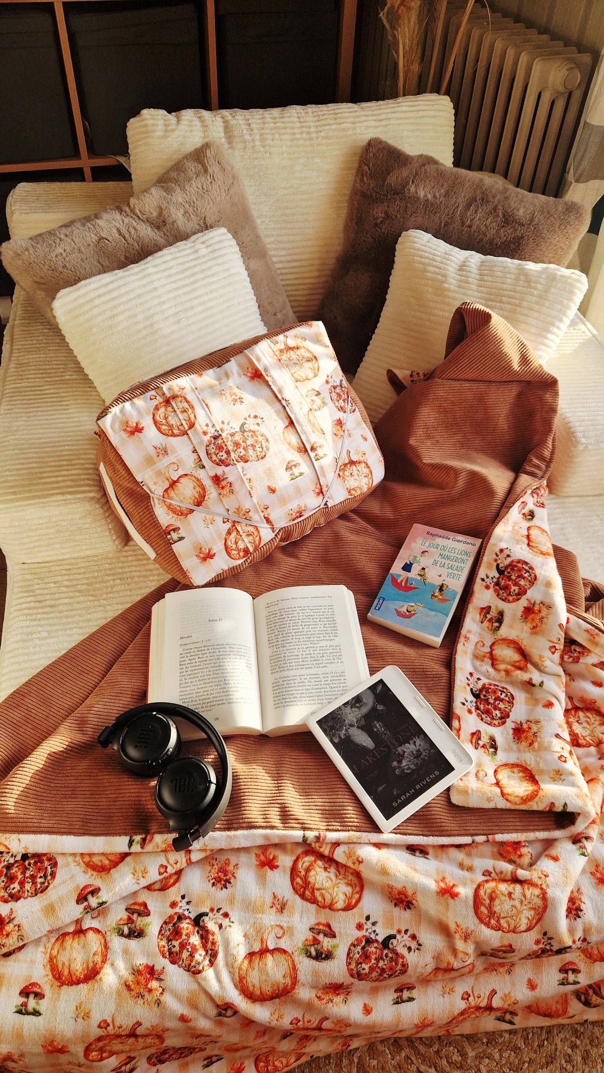 Housse interchangeable pour Coussin Lecture 2 en 1