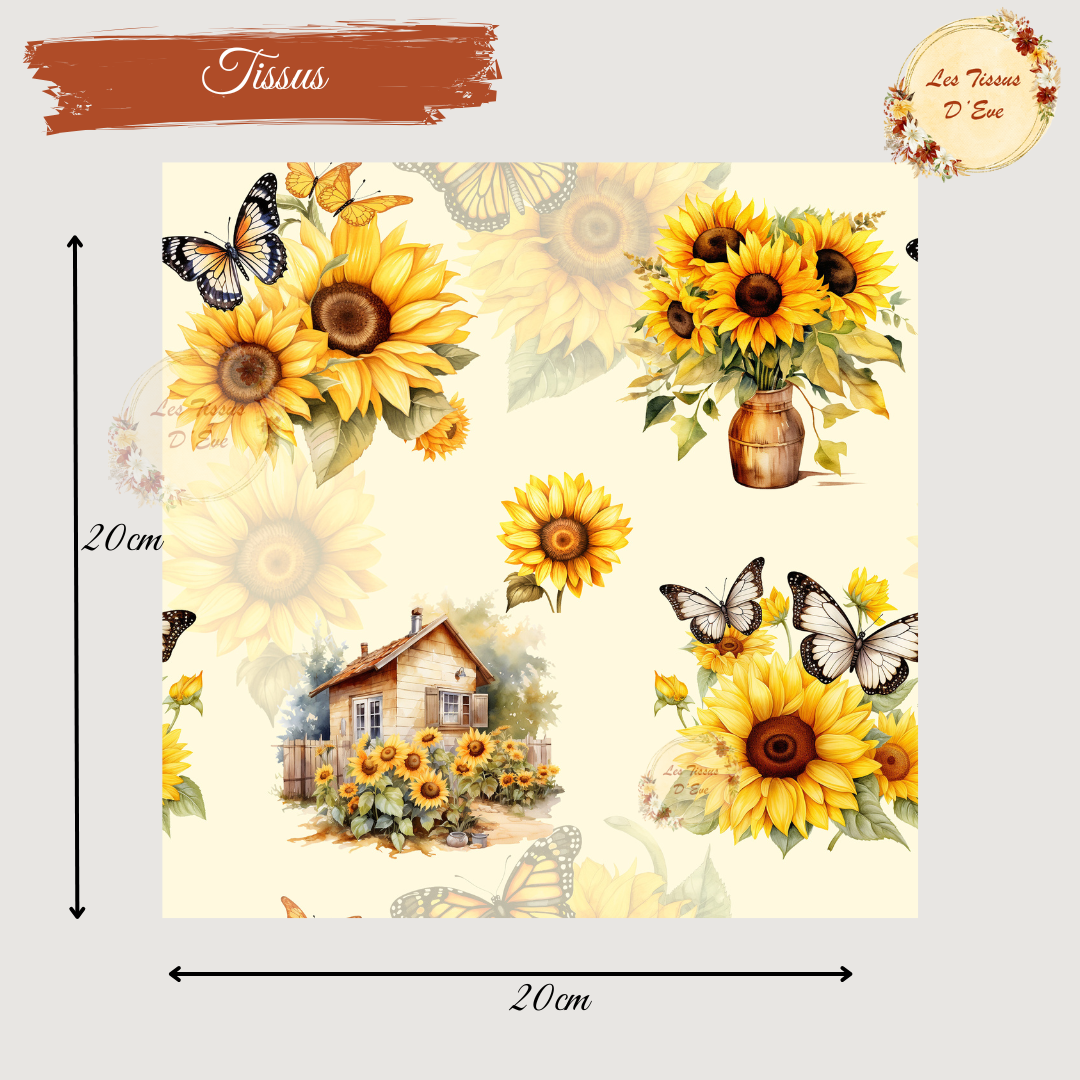 Tournesols papillons