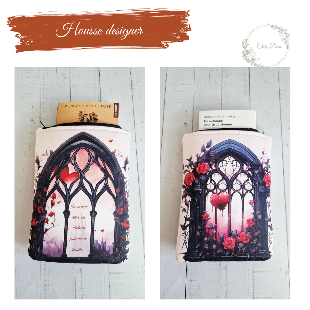 Housses à livres zippées designer au choix