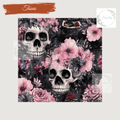 Têtes de mort roses