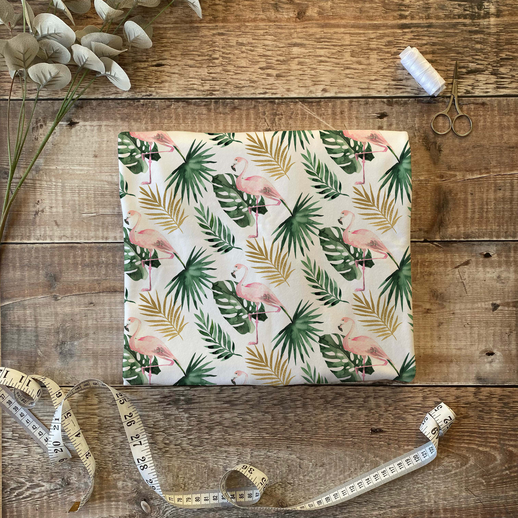 Flamands roses feuilles