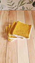Lot 5 lingettes jaune