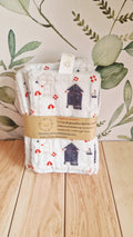Lot 5 grandes lingettes cabanes de plages