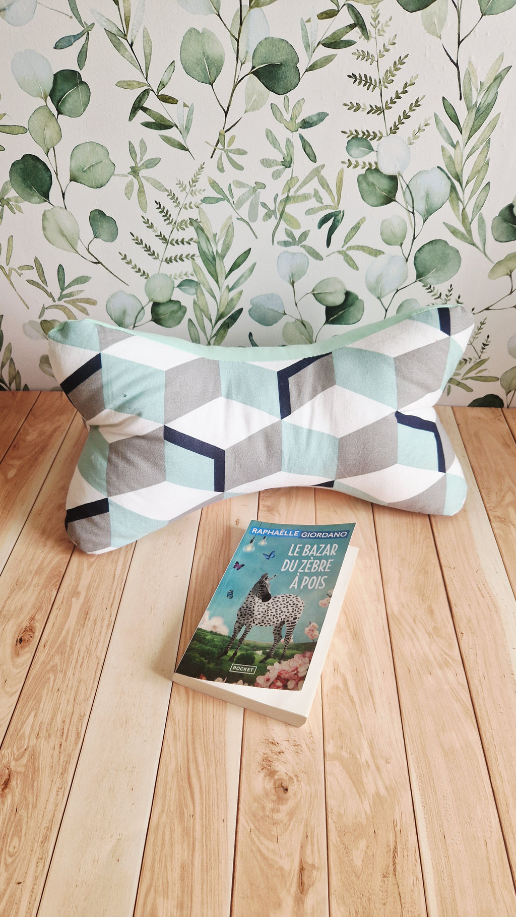 Le Coussin Soulage-Poignets – géo vert d'eau