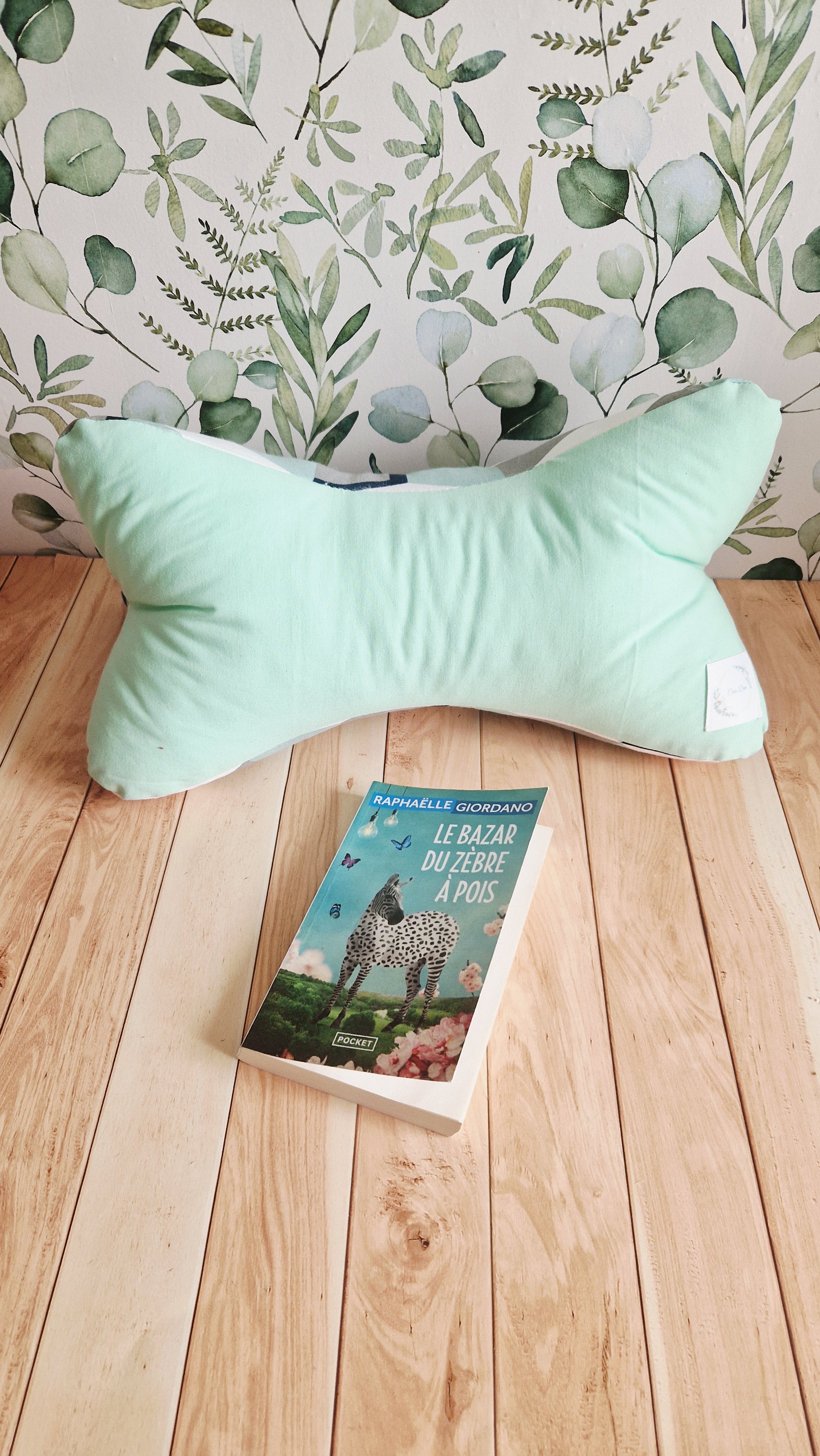 Le Coussin Soulage-Poignets – géo vert d'eau
